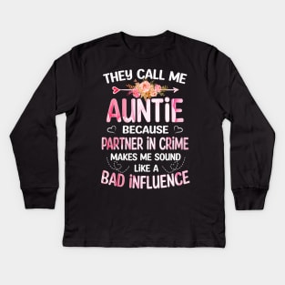 auntie Kids Long Sleeve T-Shirt